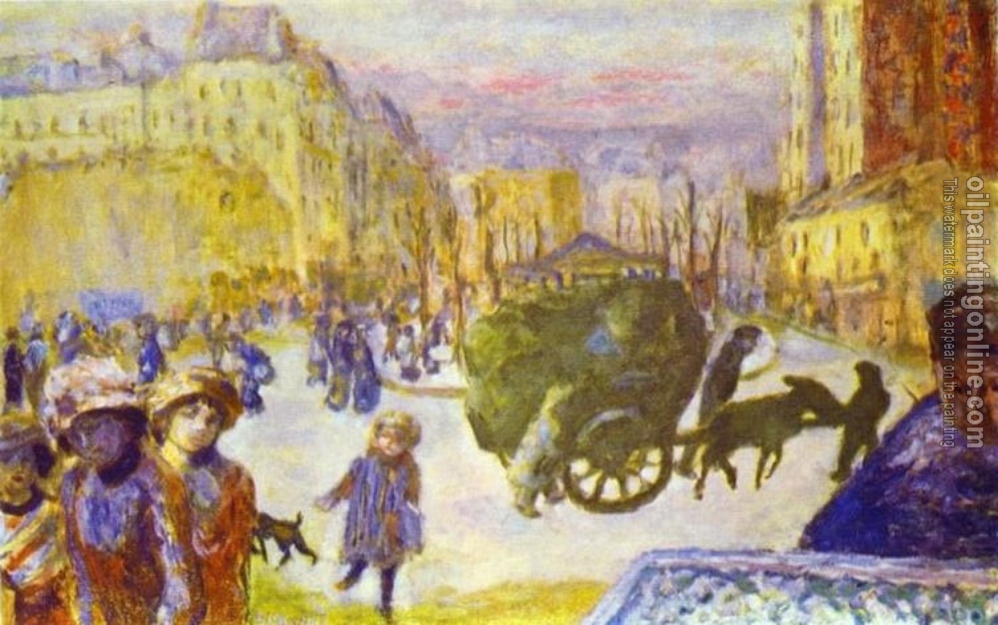 Pierre Bonnard - Morning in Paris